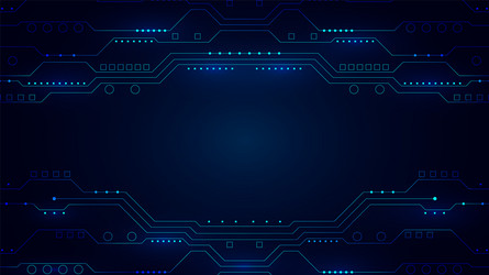 technology background with hi-tech digital data vector image
