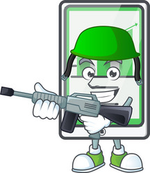 army up chart vertical tablet for report vector image