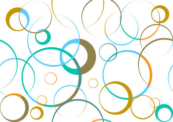 Circular abstract pattern vector