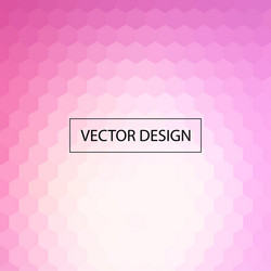 pink hexagon background abstract geometric vector image