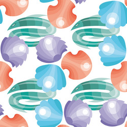 decorative seamless background pattern Vector Image