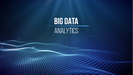 3D Data Network Background vector image
