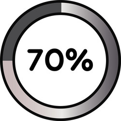 abstract loading bar vector image