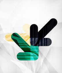 modern web presentation design layout vector image