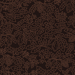 Cocoa chocolate seamless pattern background beans vector