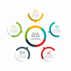 infographic design template with place for your vector image