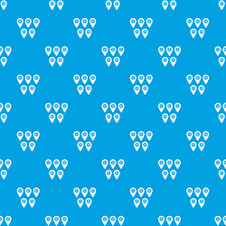 pointer marks pattern seamless blue vector image