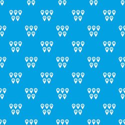 Pointer marks pattern seamless blue vector