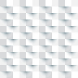 abstract background white and gray square 3d vector image