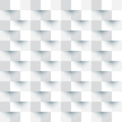 Abstract background white and gray square 3d vector