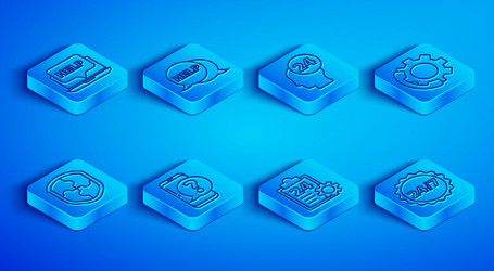 set line laptop and help speech bubble with text vector image