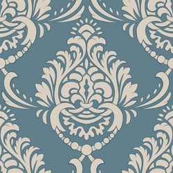 damask seamless pattern element classical vector image