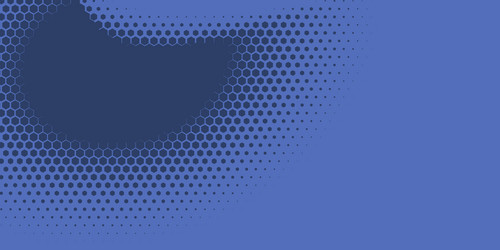 geometric abstract hexagon two color background vector image
