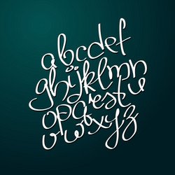 handmade brush script good lettering eps vector