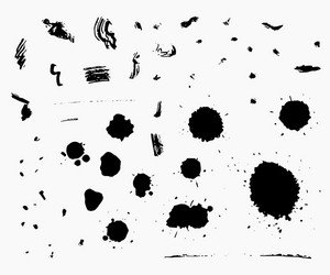 abstract blob stain graphic design element vector image