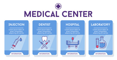 Disease treatment process infographic vector