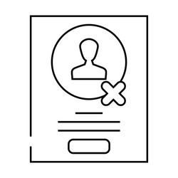 guerrilla testing ux ui design line icon vector image