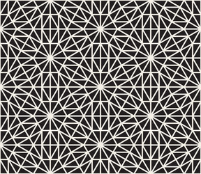 seamless pattern repeating geometric elements vector image