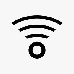 signal icon design can also be used for user vector image