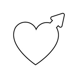 Black and white linear simple icon Royalty Free Vector Image