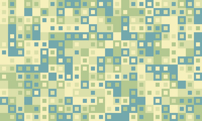 geometric grid pattern with textured cubes vector image