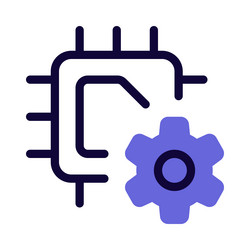 Setting options available on programmable vector