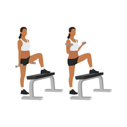 Dumbbell Bicep Curl Vector Images (over 210)