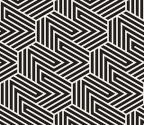 seamless pattern repeating geometric elements vector image