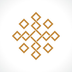 Interlocking Square Pattern vector image
