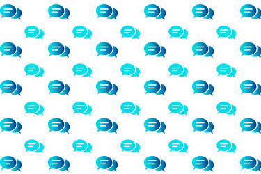 abstract text message pattern background vector image