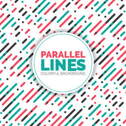 Template parallel diagonal overlapping color vector