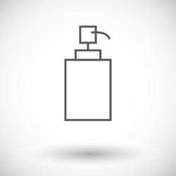 tube icon vector