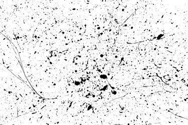 black blobs isolated on white vector image