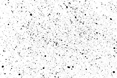 black blobs isolated on white vector image