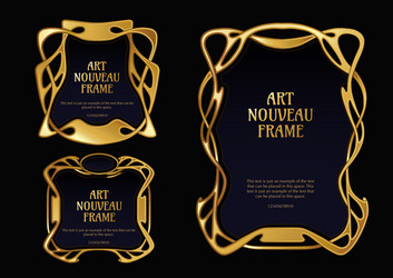 label decorative frame border element vector image