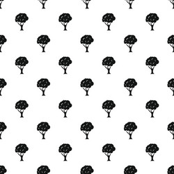 tree pattern simple style vector image