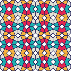 intricated geometric pattern vector