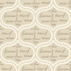 scribble handwritten script text ogee seamless vector image