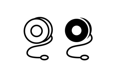 Yoyo toy icon vector