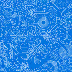 Clockworks gear background Royalty Free Vector Image