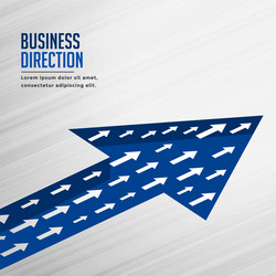 Team growth arrow business concept background vector