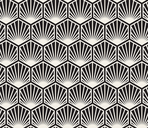 seamless pattern repeating geometric elements vector image