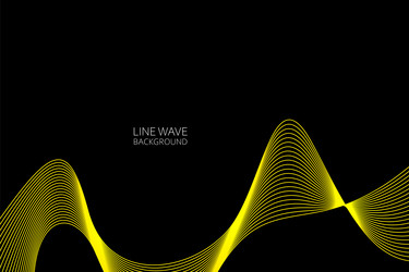 abstract dynamic line wave background vector image