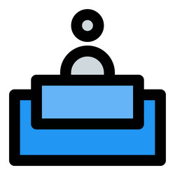 primary point for assistance and informative vector image