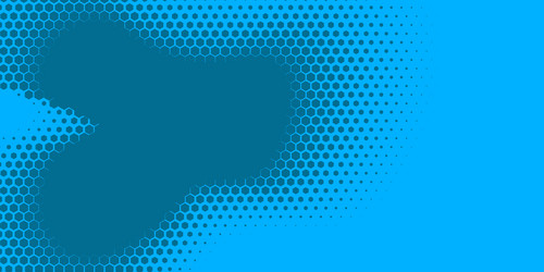 geometric abstract hexagon two color background vector image
