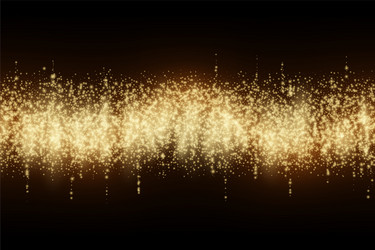 Gold glitter background vector