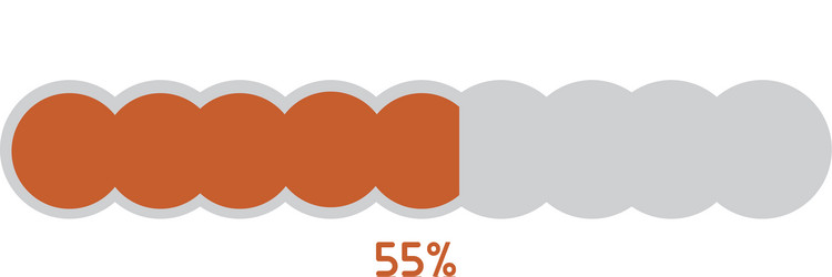 Abstract loading bar vector