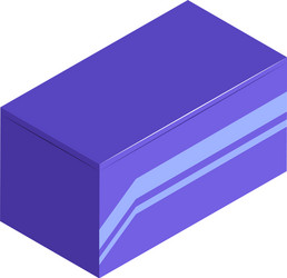 Isometric box icon vector