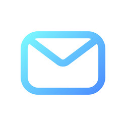 unread message pixel perfect gradient linear ui vector image