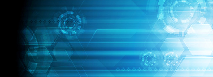 Tech Hexagon Abstract Background vector image